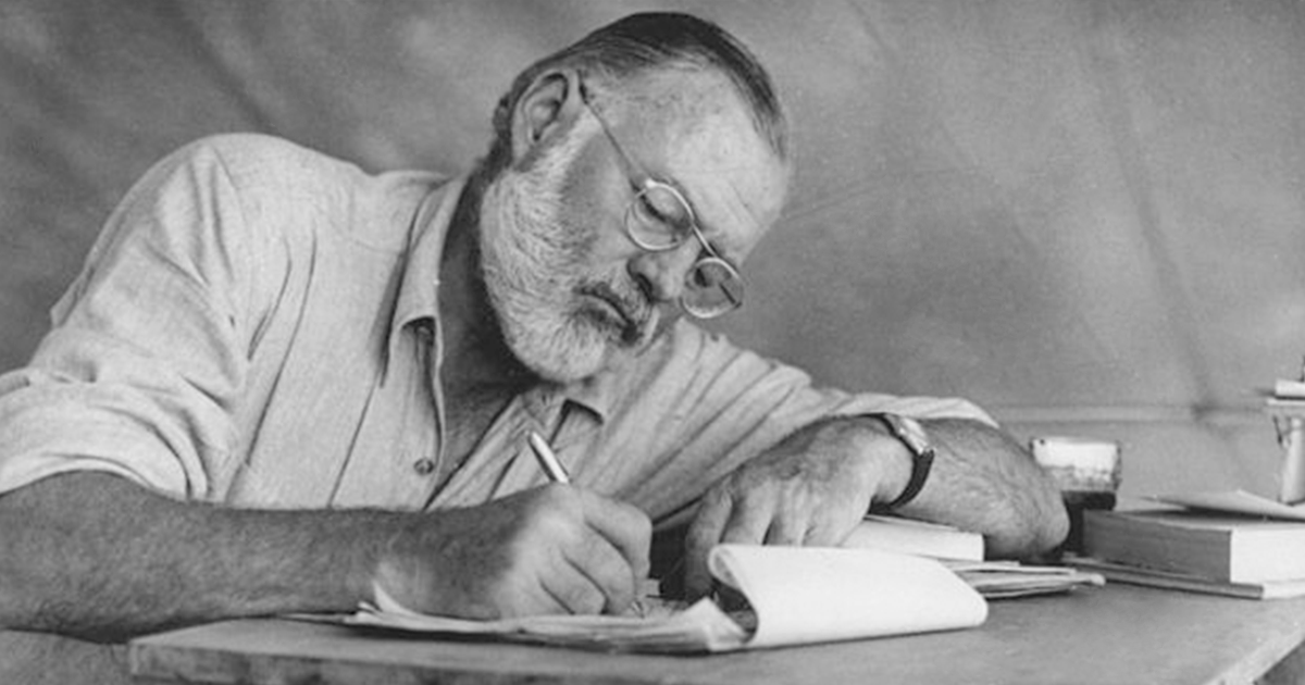 Ernest Hemingway: Writing In the Summer Heat