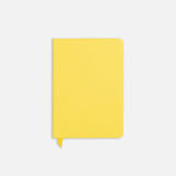 Yellowgold Confidant Hardcover Notebook with a yellow ribbon.