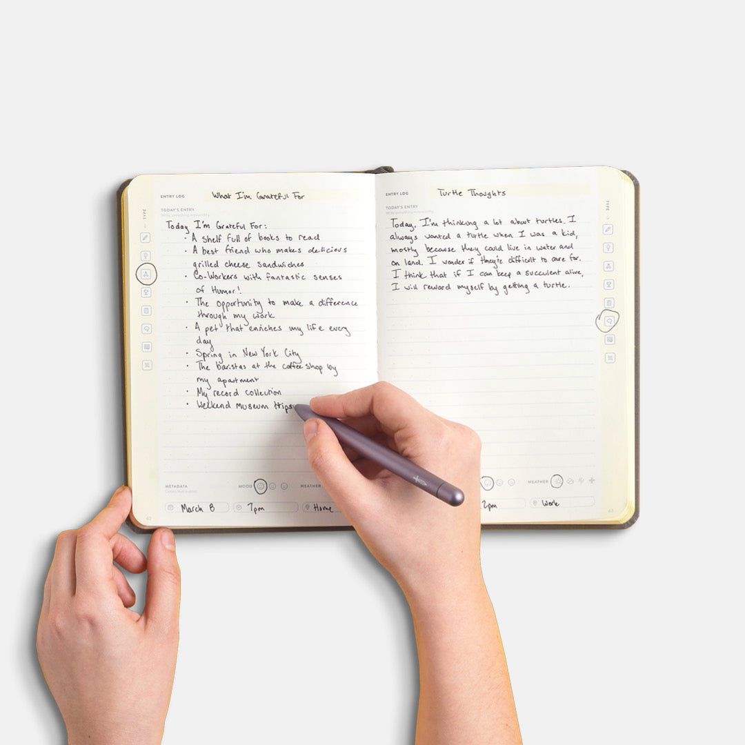 Grow Daily Journal & Squire Hex Pen Bundle · Baronfig