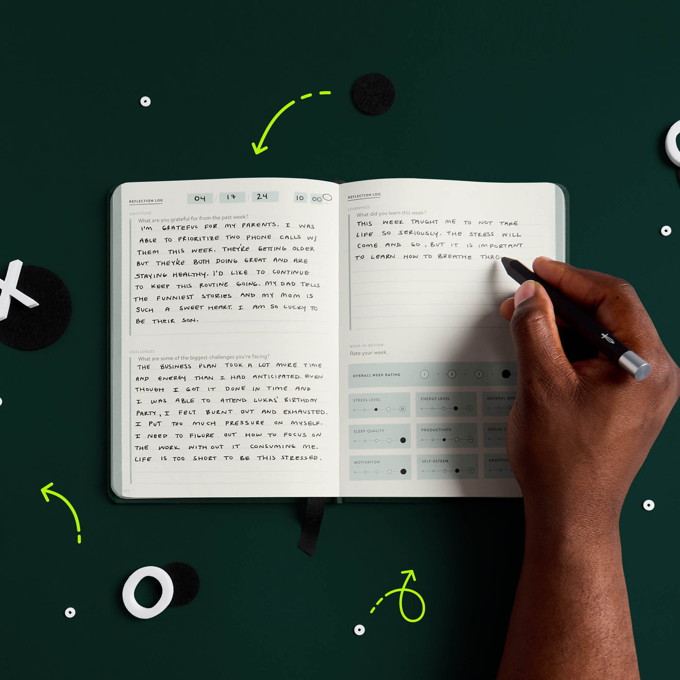 Huddle Men’s Journal & Squire Hex Pen Bundle · Baronfig