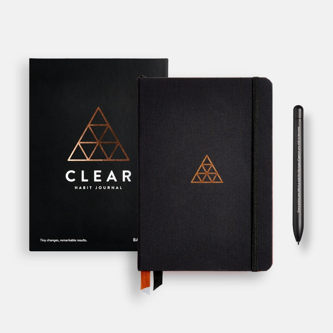 Clear Habit Journal & Pen Set