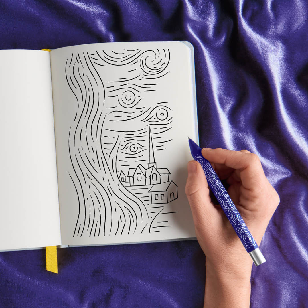 Starry Night Squire Hex Pen