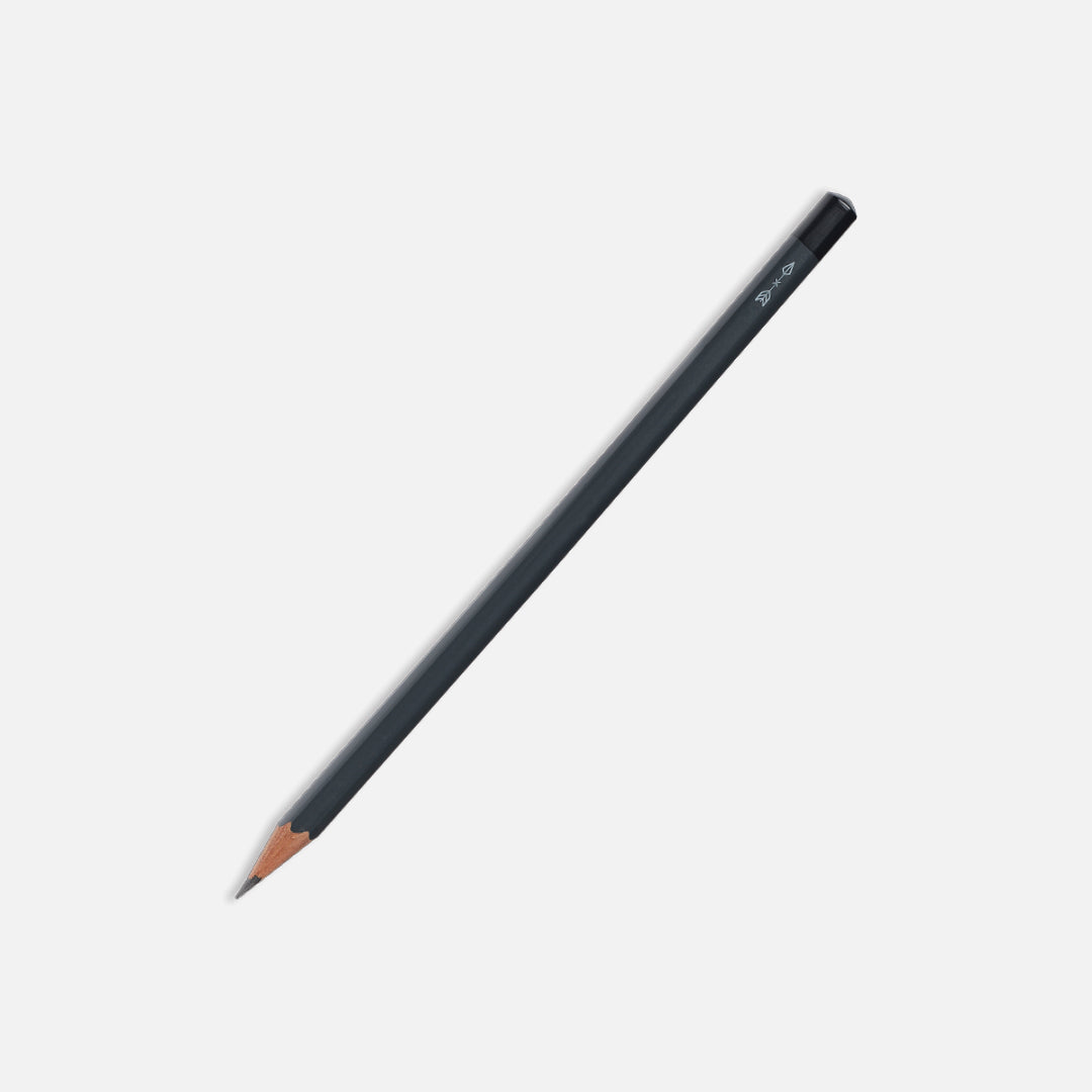 Single black and grey pencil.