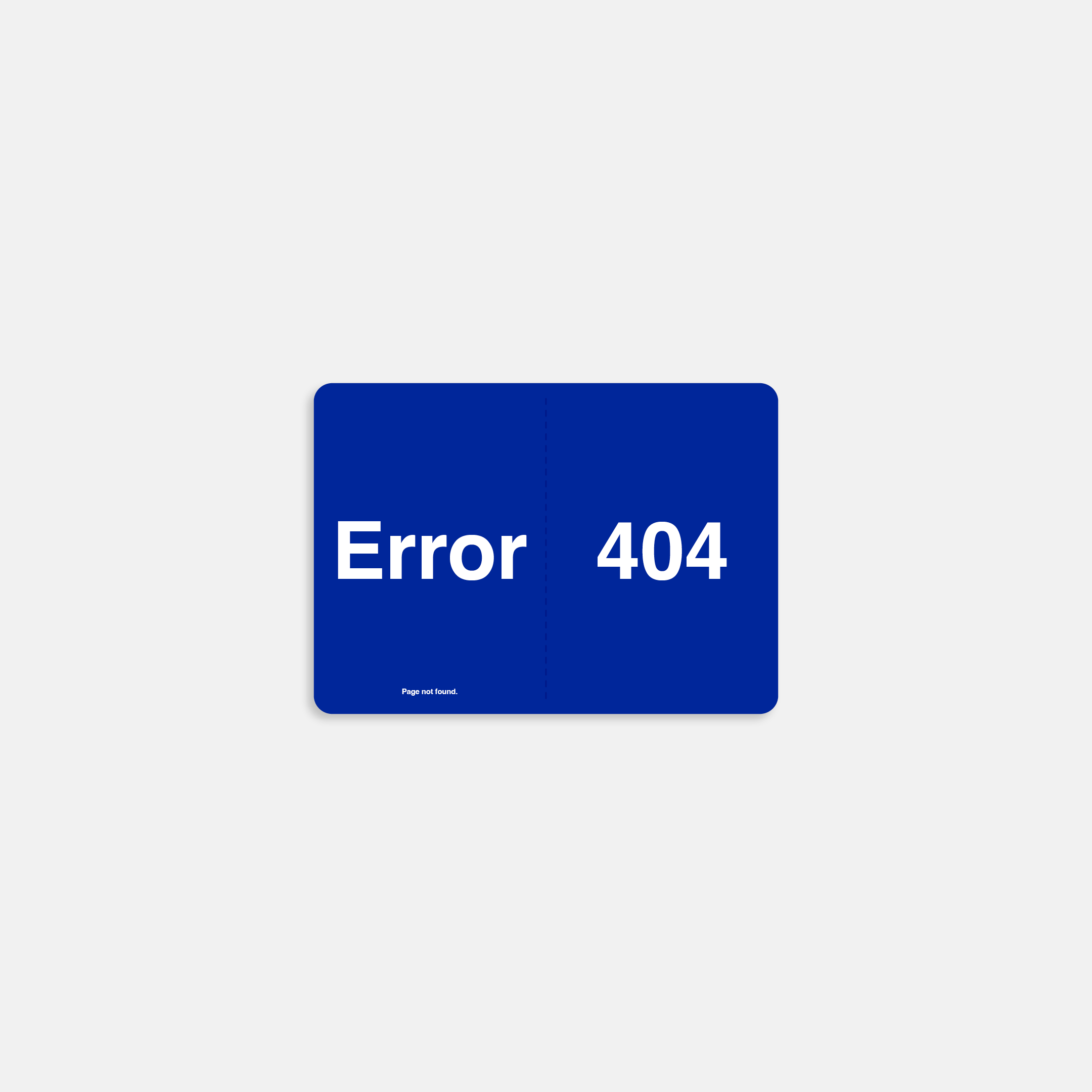 Error 404 Vanguard Pocket