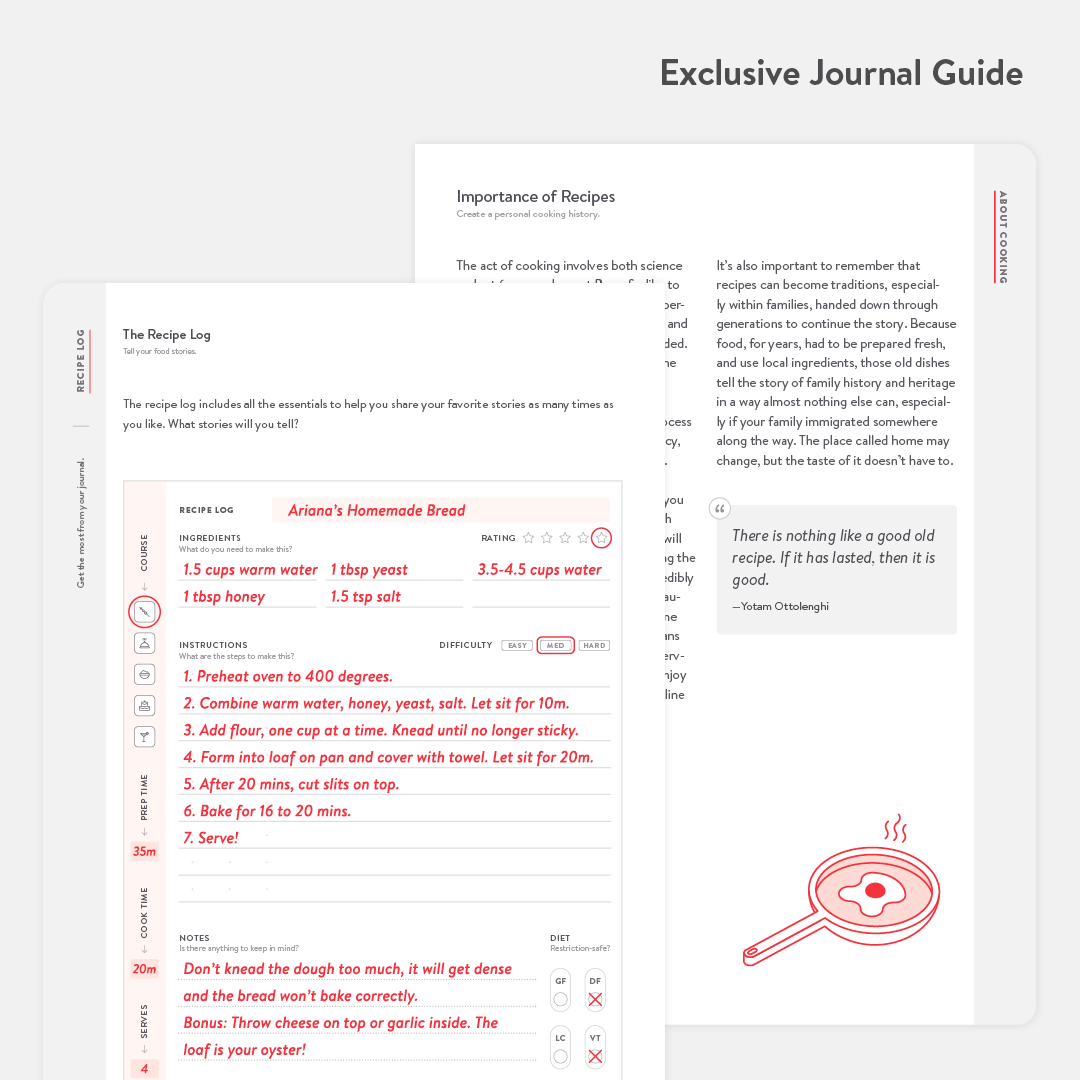 Savor Recipe Journal