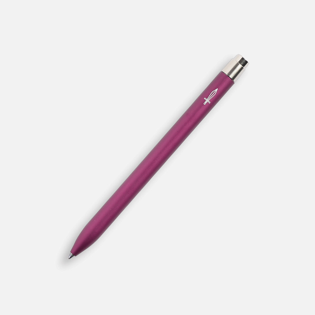 Squire Click Ballpoint Pen in Fig Wine
