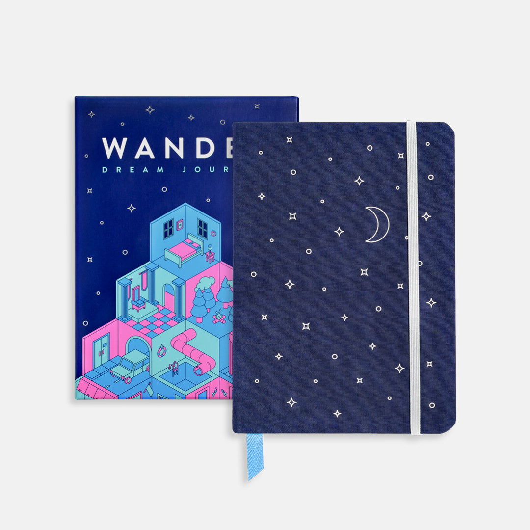 Hardcover Wander Dream Journal and box.